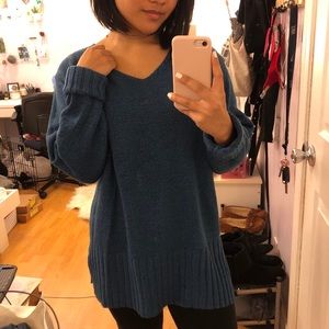 Vintage TR BENTLEY Oversized Sweater Heather Blue